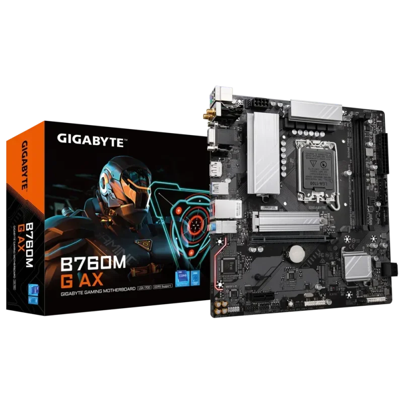 gigabyte b760m g ax wifi ddr5 intel motherboard