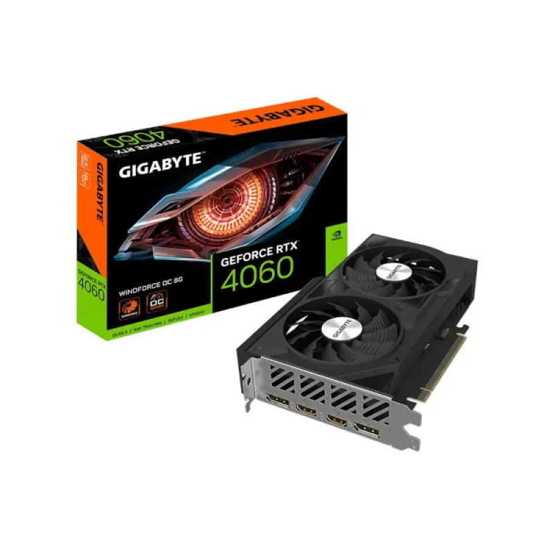 gigabyte geforce rtx 4060 windforce oc 8gb graphics card