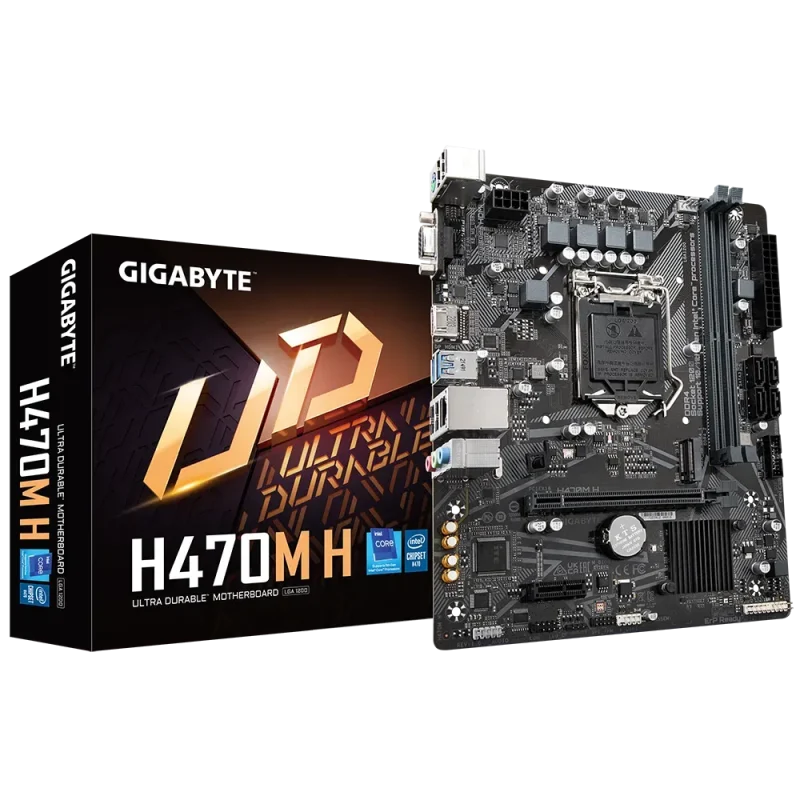 gigabyte h470m h ddr4 intel motherboard