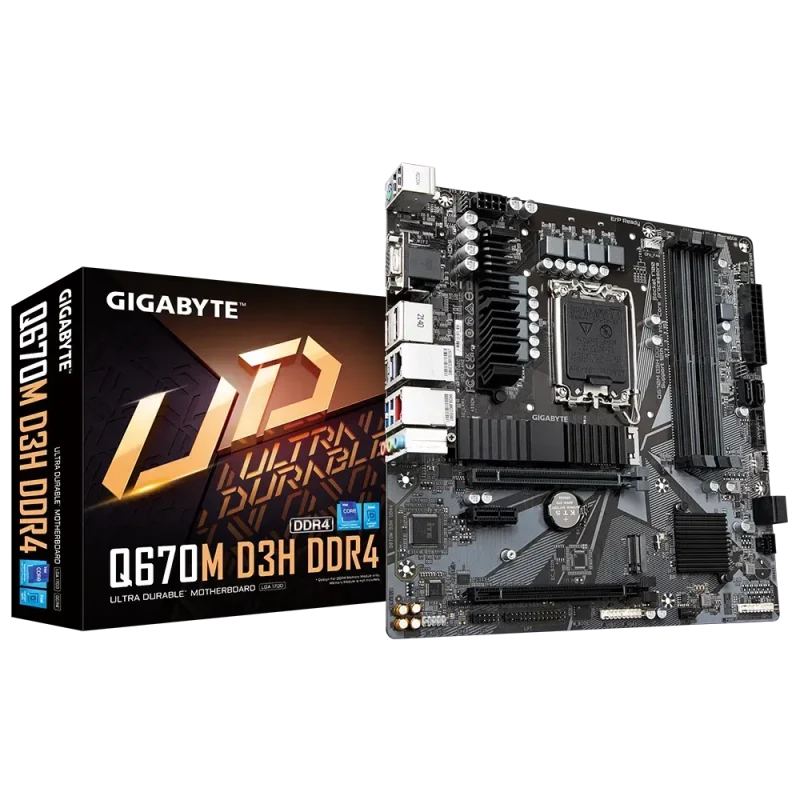 gigabyte q670m d3h ddr4 amd motherboard