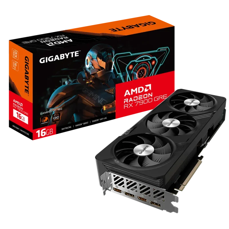 gigabyte radeon rx 7900 gre oc 16gb gaming graphics card