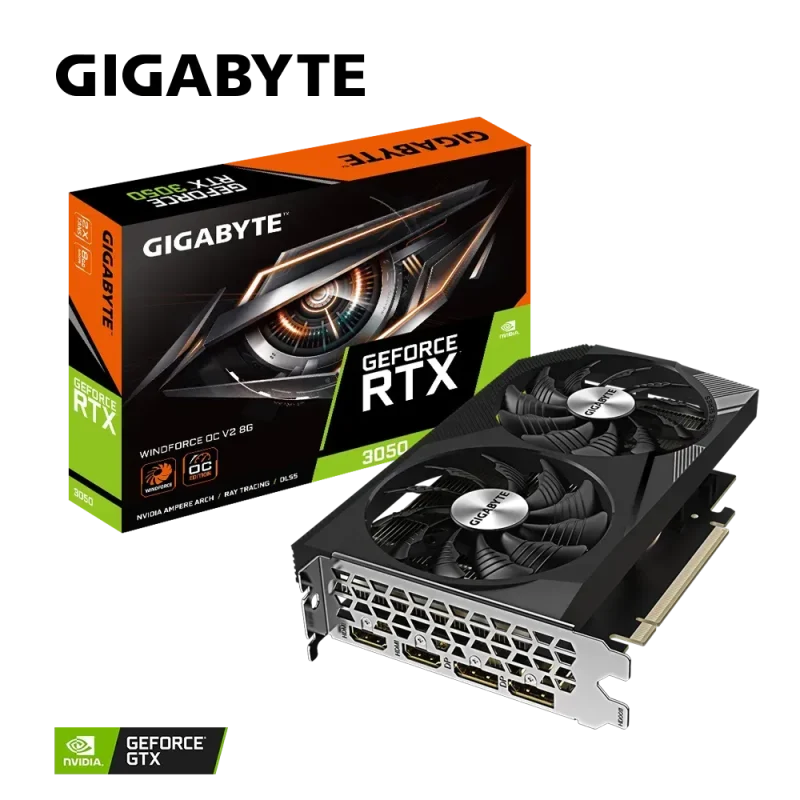 gigabyte rtx 3050 windforce oc 8gb graphics card