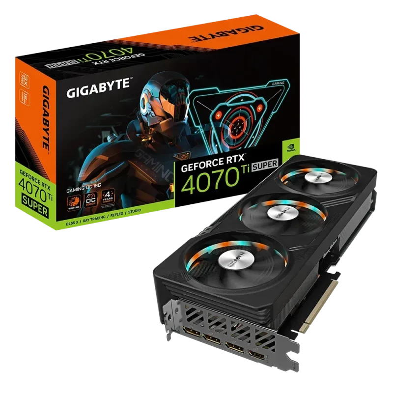 gigabyte rtx 4070 ti super gaming oc 16gb gpu