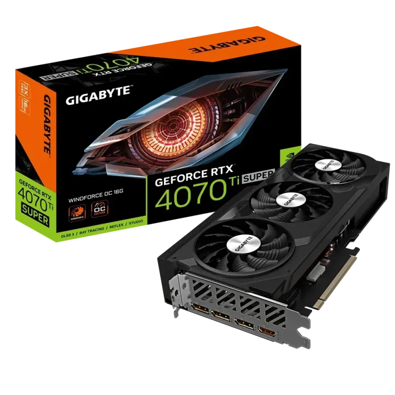 gigabyte rtx 4070 ti super windforce oc 16gb gpu