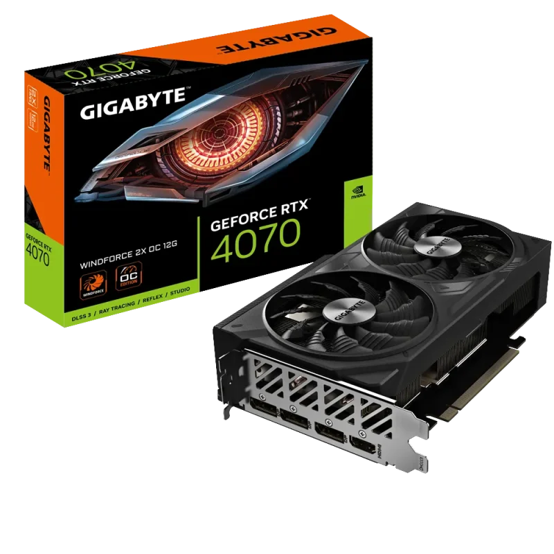 gigabyte rtx 4070 windforce 2x oc v2 12gb gpu