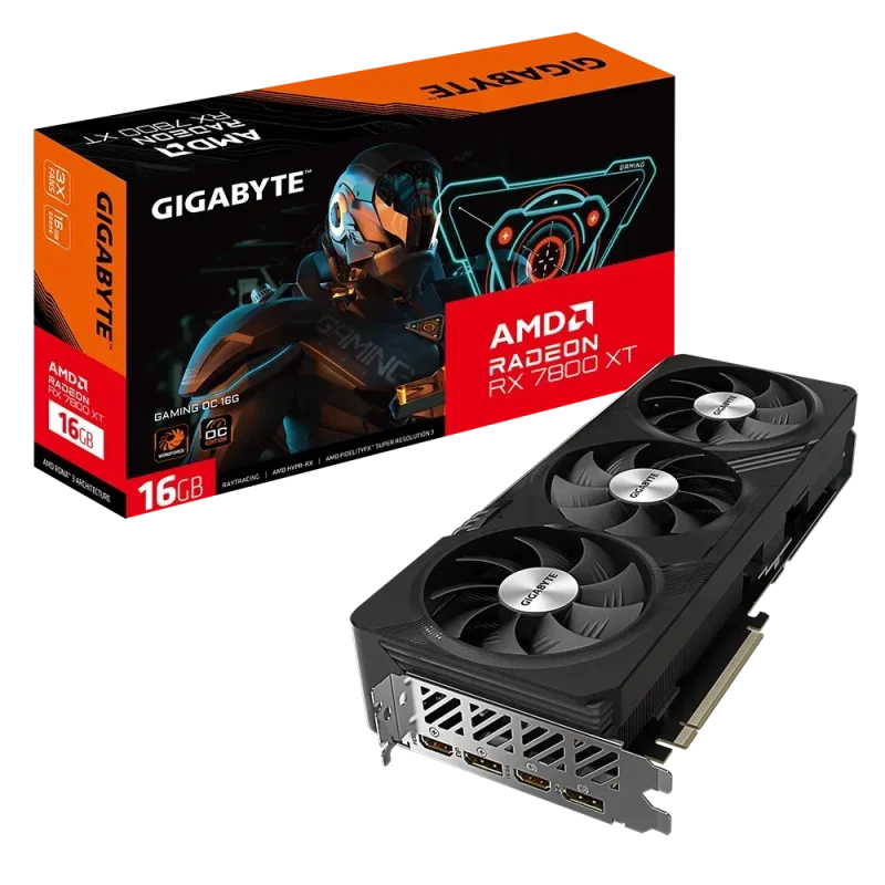 gigabyte rx 7600 xt 16gb gaming oc graphics card