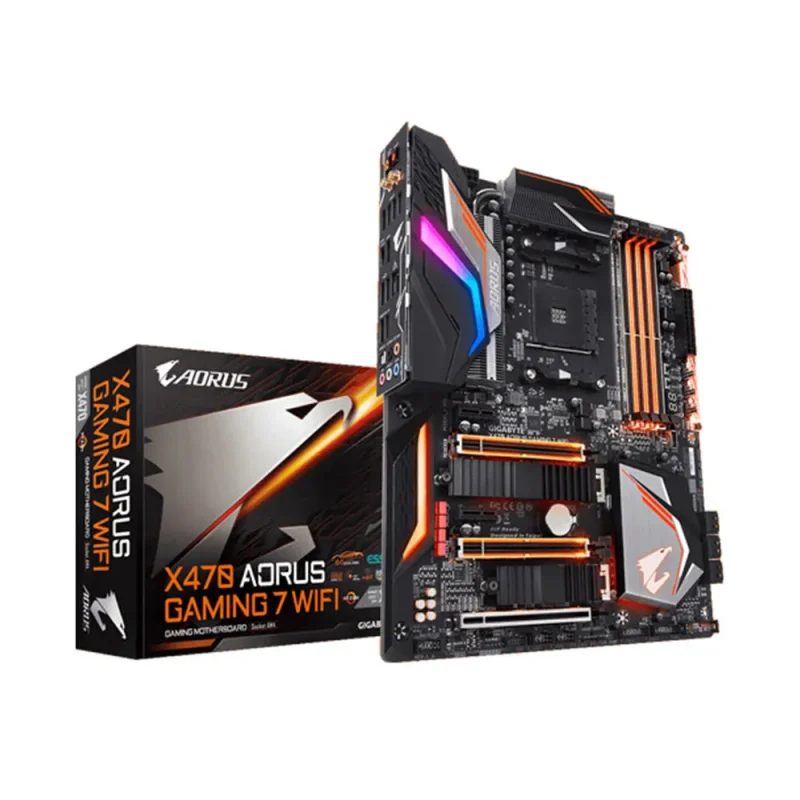 gigabyte x470 aorus gaming 7 wifi ddr4 amd motherboard