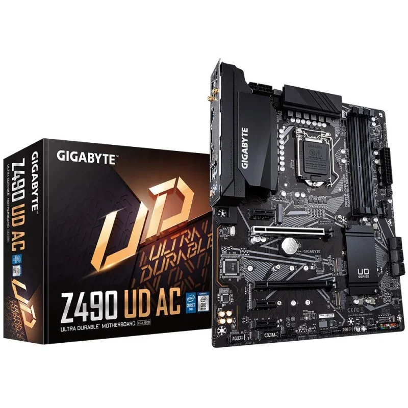 gigabyte z490 ud ac motherboard for intel ddr4 cpus