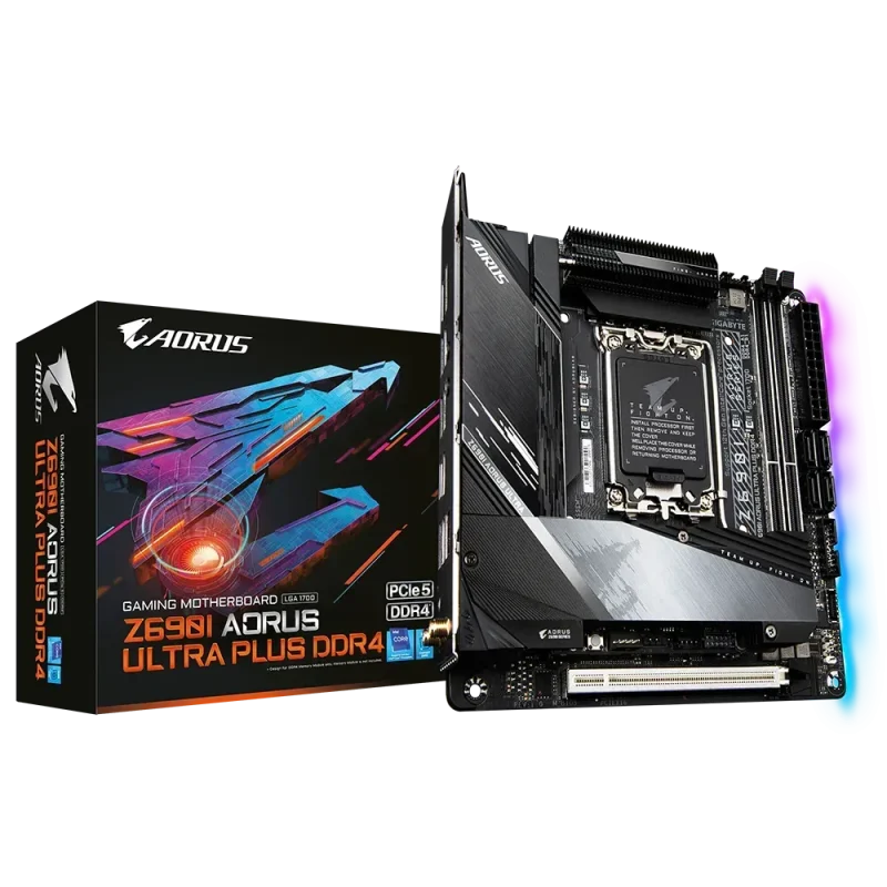 gigabyte z690i ultra plus ddr4 intel motherboard