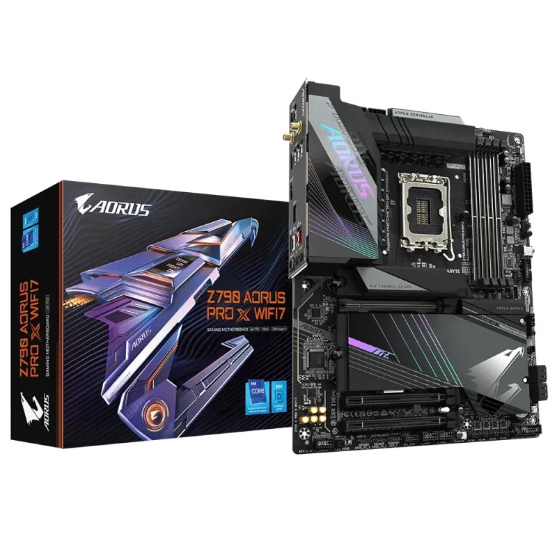 gigabyte z790 aorus pro x wifi7 ddr5 intel motherboard