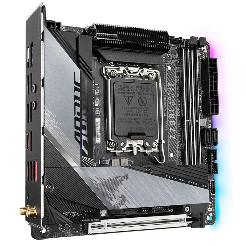 gigabyte z790i aorus ultra ddr5 intel motherboard