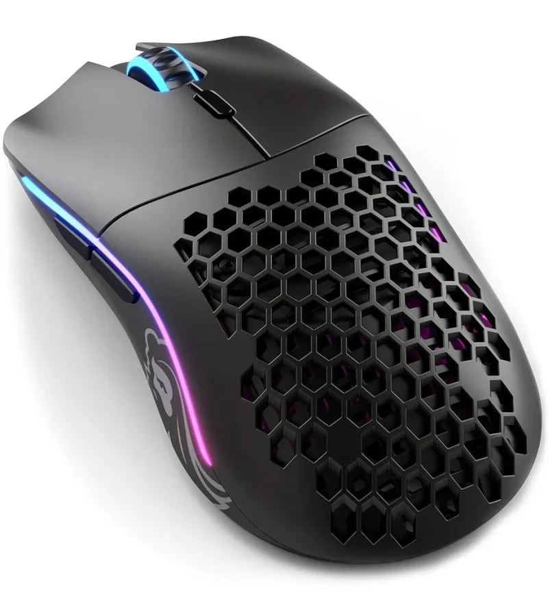 glorious model o wireless gaming mouse 19000dpi 6 macro buttons matte black