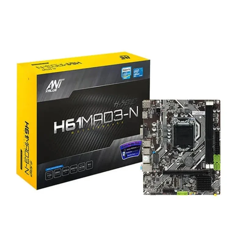 h61mad3 n ddr3 intel motherboard for pc builds