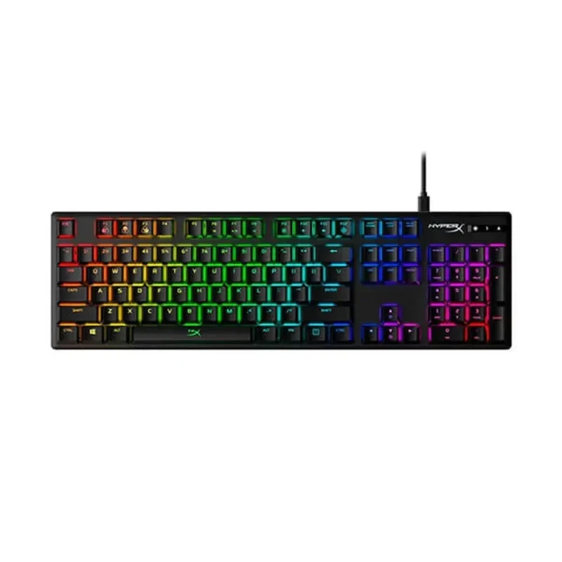 hyperx alloy origins rgb mechanical keyboard aqua switches