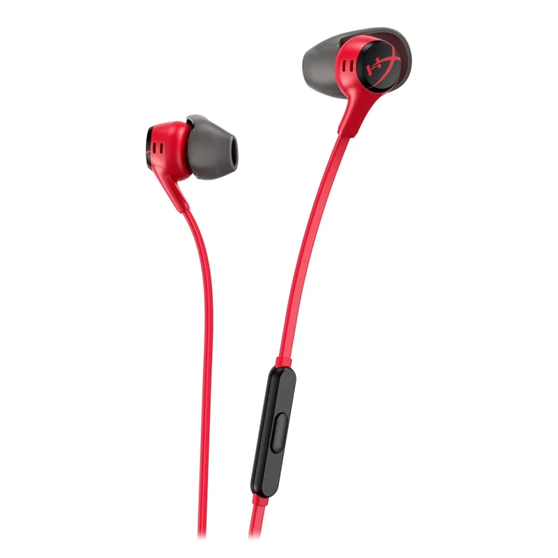 hyperx cloud ii gaming earbuds red