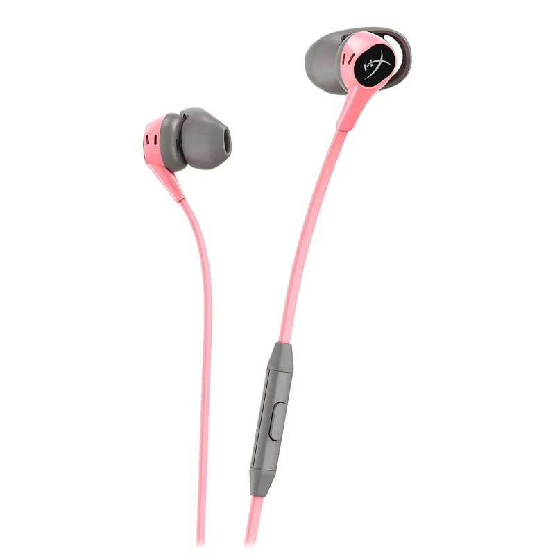 hyperx cloud pink earbuds gaming earphones