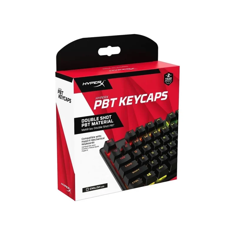 hyperx pbt black keycaps full set english us