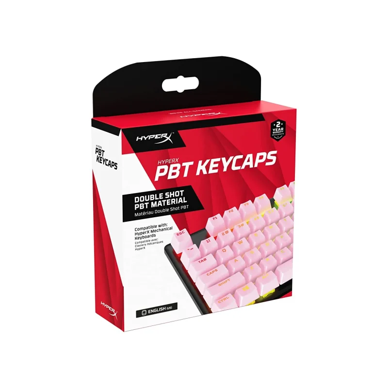 hyperx pbt pink keycaps full set premium replacement kit