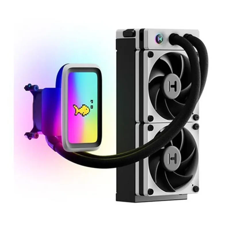 hyte thicc q60 240mm rgb aio liquid cooler