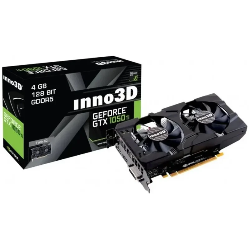 inno3d geforce gtx 1050 ti 4gb dual fan graphics card