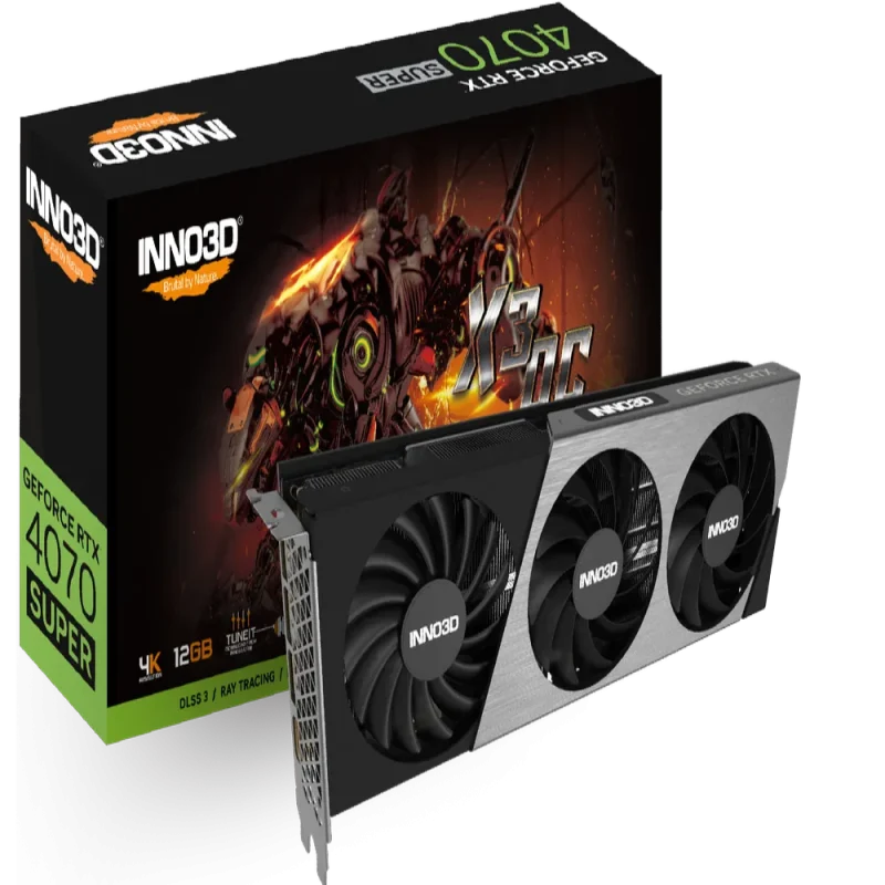 inno3d geforce rtx 4070 super x3 oc 12gb graphics card