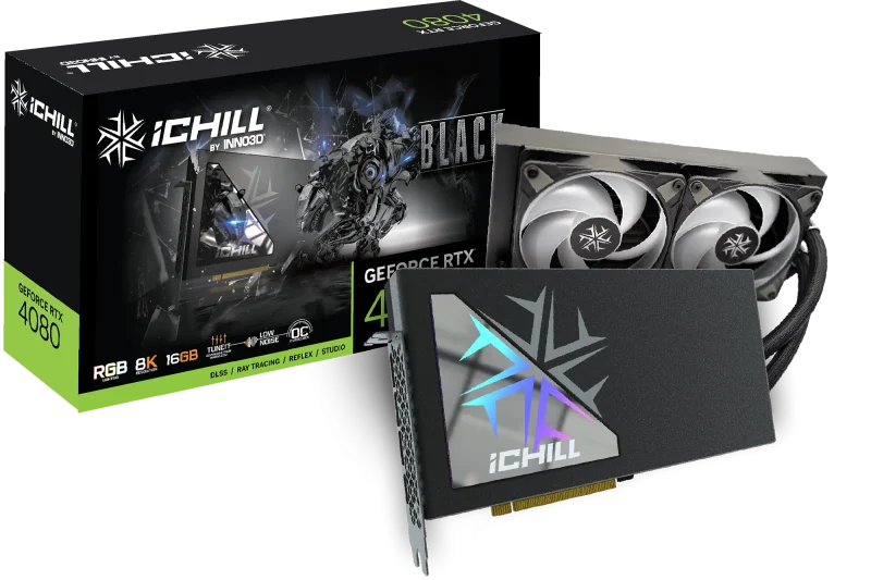 inno3d geforce rtx 4080 ichill black 16gb gpu