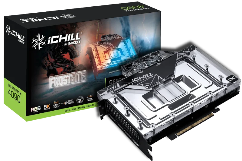 inno3d geforce rtx 4090 24gb ichill frostbite gaming graphics card