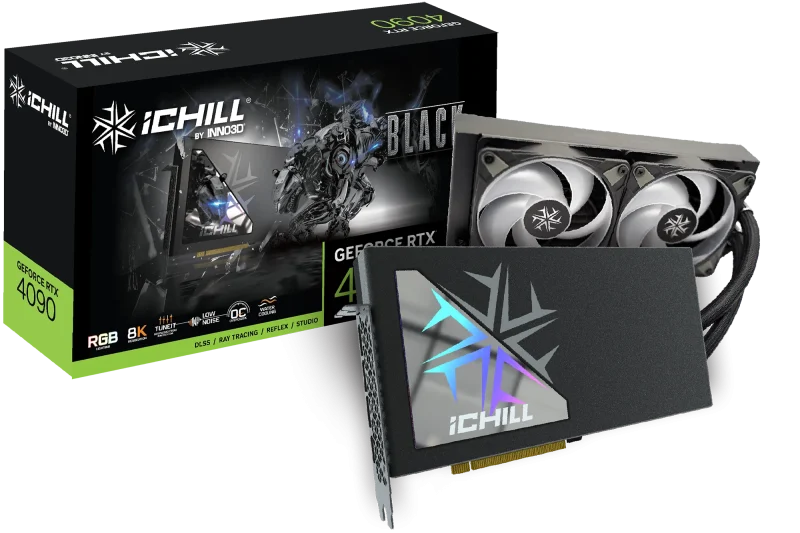 inno3d geforce rtx 4090 ichill black 24gb gpu