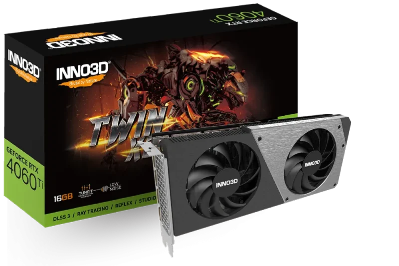 inno3d rtx 4060 ti 16gb twin x2 oc graphics card