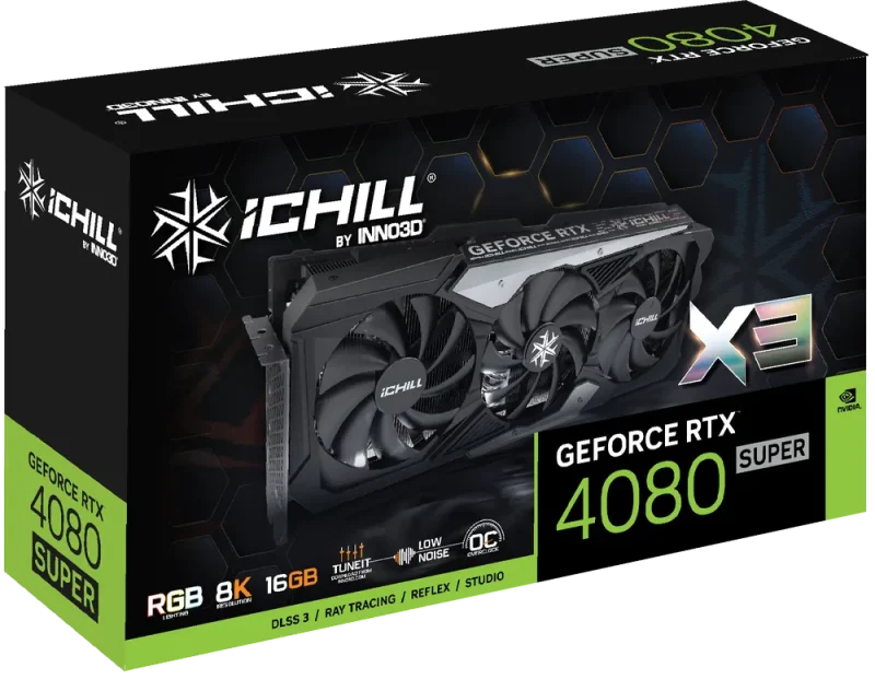 inno3d rtx 4080 super ichill x3 16gb graphic card