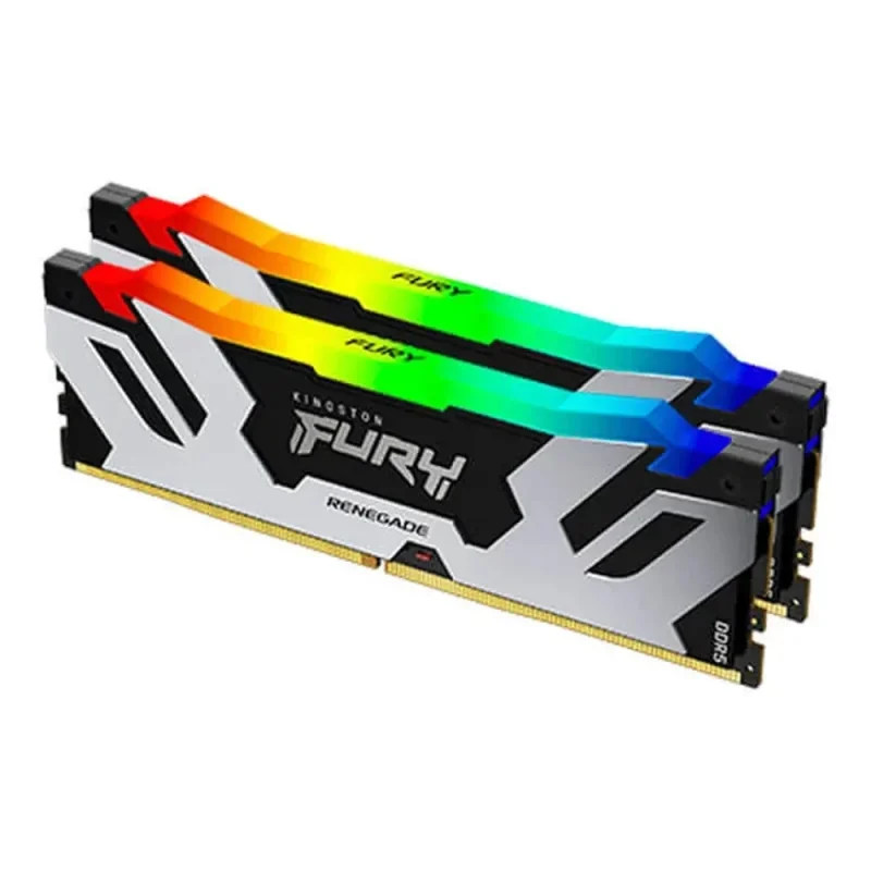 kingston fury renegade 32gb ddr5 ram 6000mhz rgb black silver