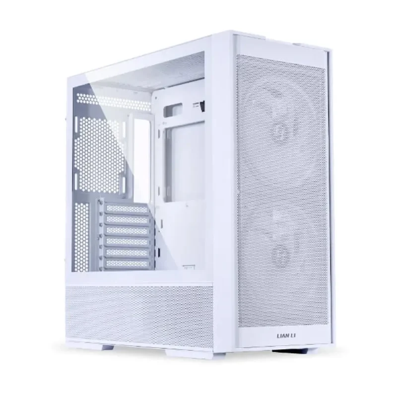 lian li lancool 206 argb white atx mid tower case