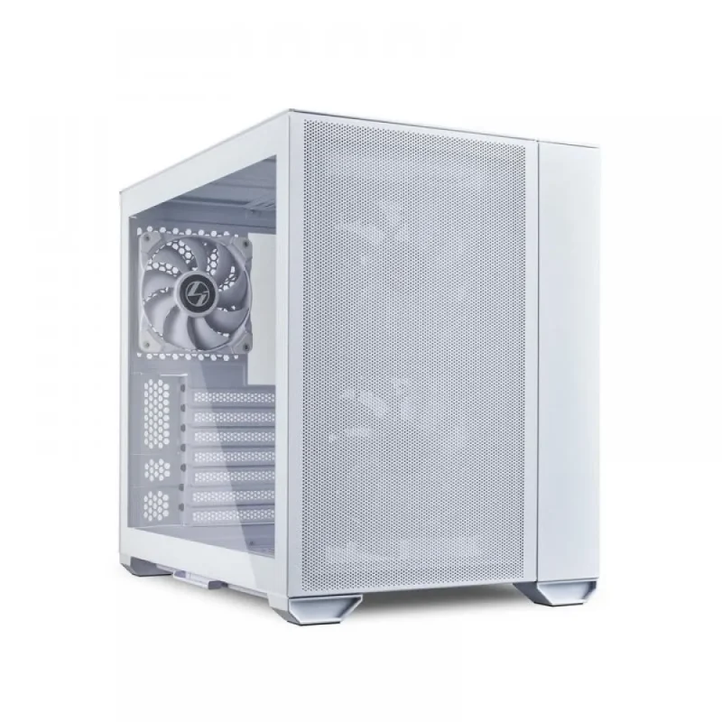 lian li o11 dynamic mini air tower itx case white