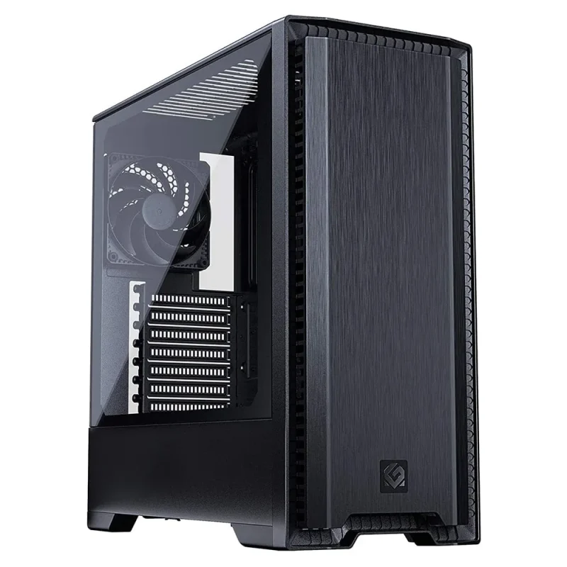 metallicgear neo silent atx mid tower pc case black