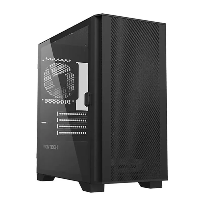 montech air 100 lite black matx mini tower cabinet