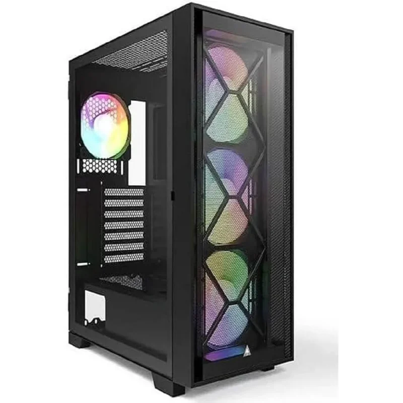 montech air 1000 black argb mid tower cabinet