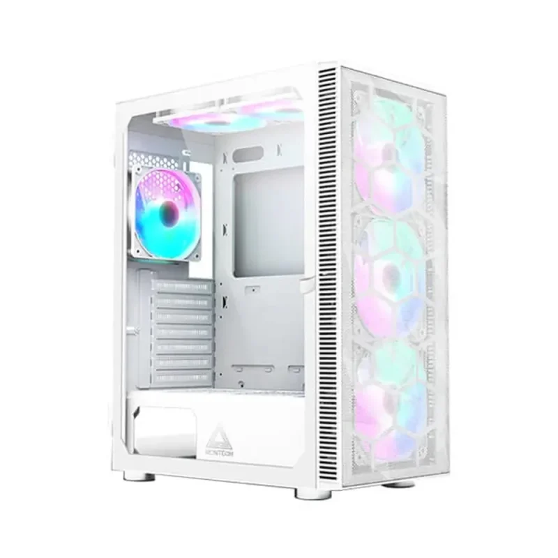 montech x3 white mesh atx mid tower case