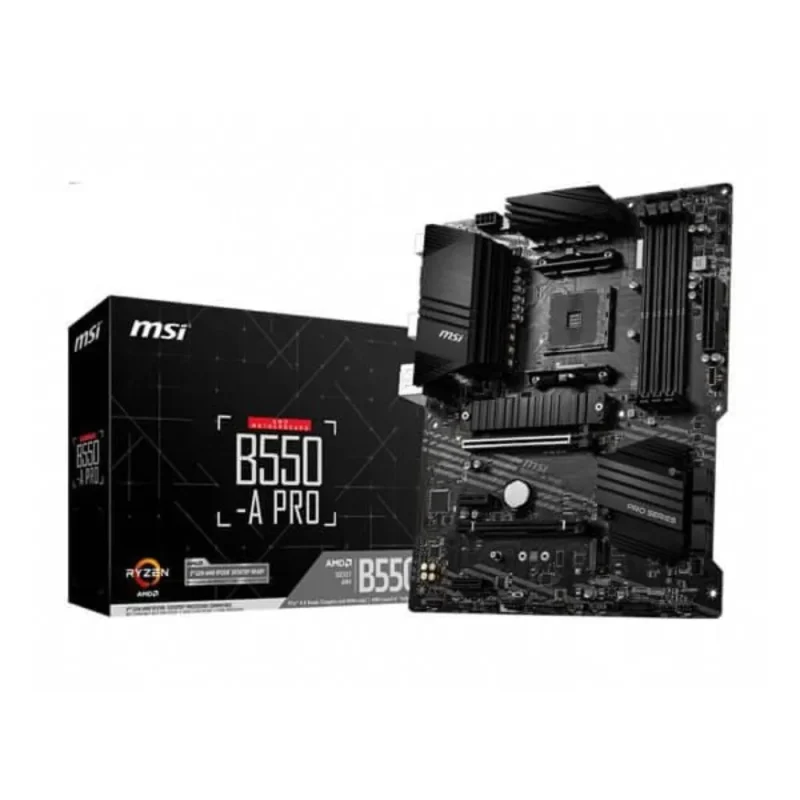 msi b550 a pro ddr4 amd motherboard