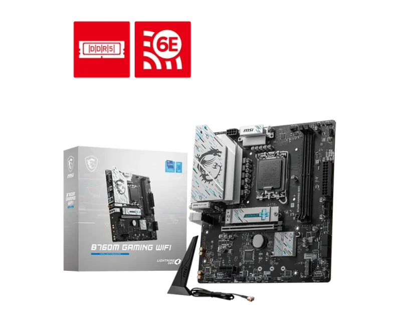 msi b760m wifi ddr5 gaming motherboard