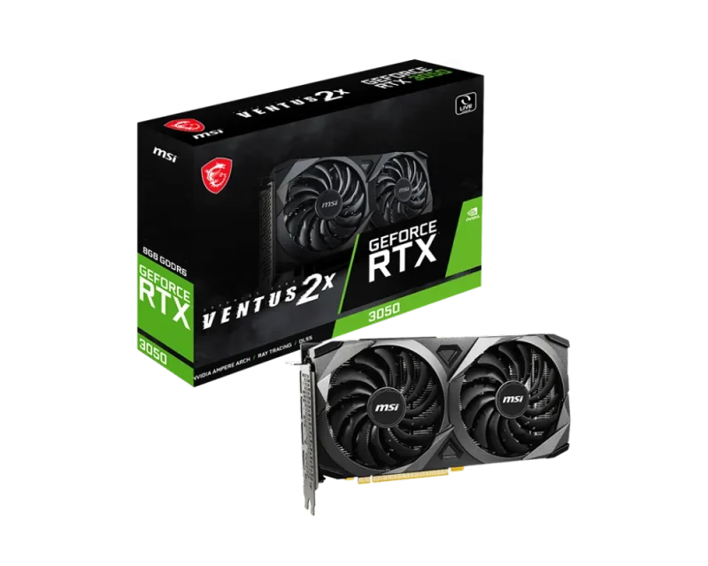 msi geforce rtx 3050 ventus 2x 8gb gpu