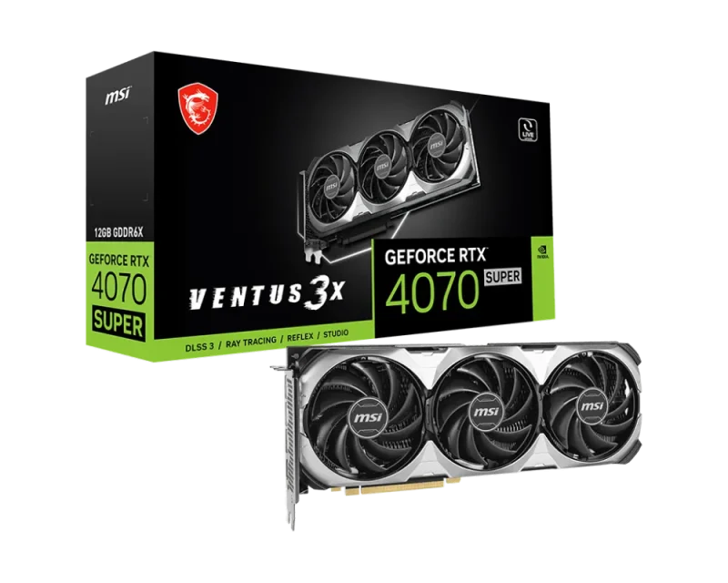 msi geforce rtx 4070 super ventus 3x 12gb gaming graphics card