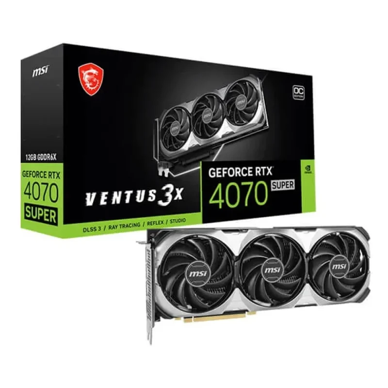 msi geforce rtx 4070 super ventus 3x oc 12gb graphics card