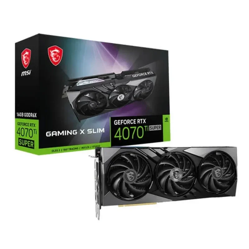 msi geforce rtx 4070 ti super gaming x 16gb gddr6 graphics card