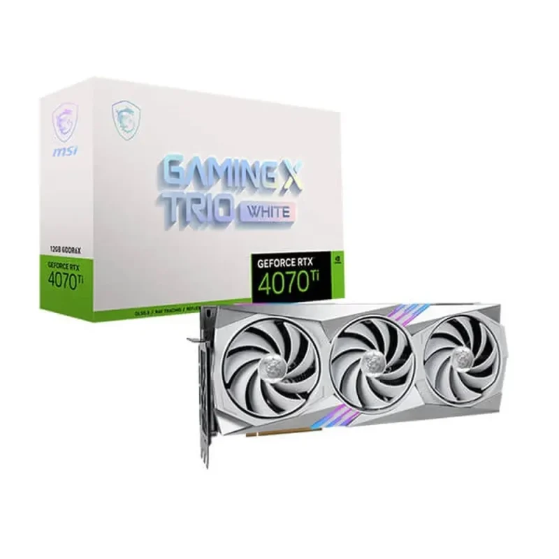 msi geforce rtx 4070 ti white 12gb gaming graphics card