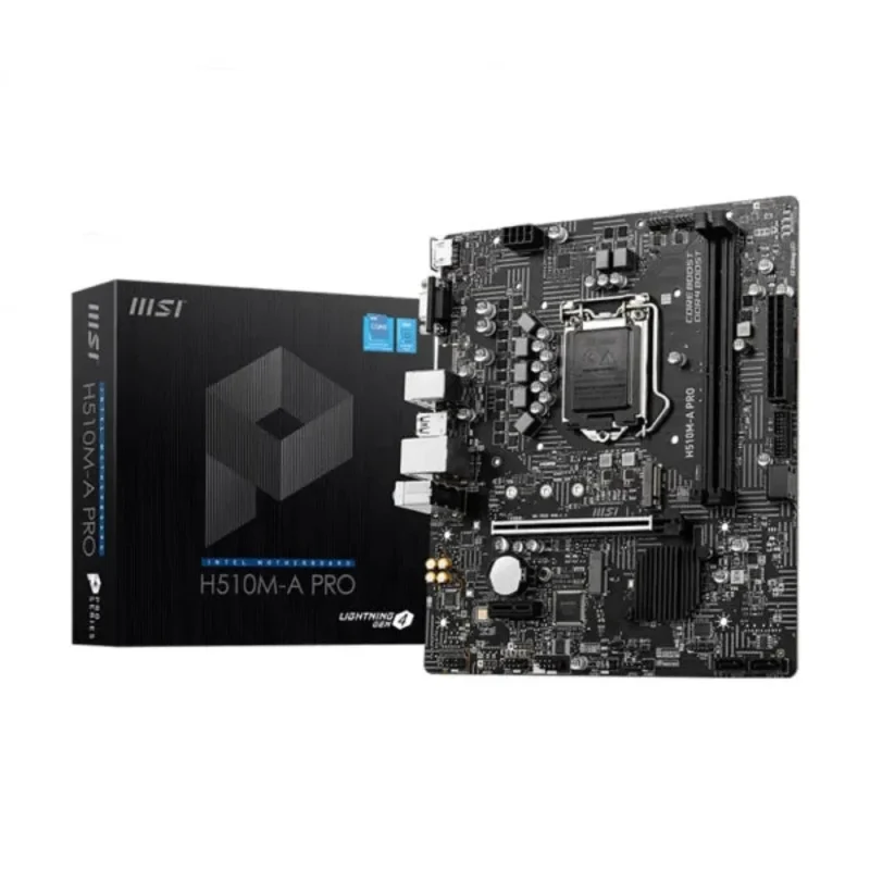 msi h510m a pro ddr4 intel motherboard