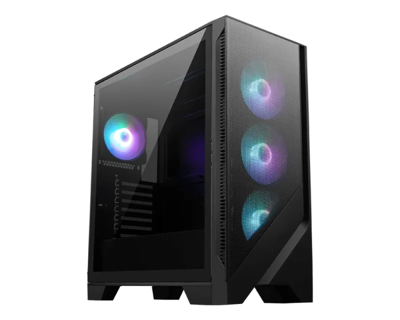 msi mag forge 321r airflow atx mid tower case black