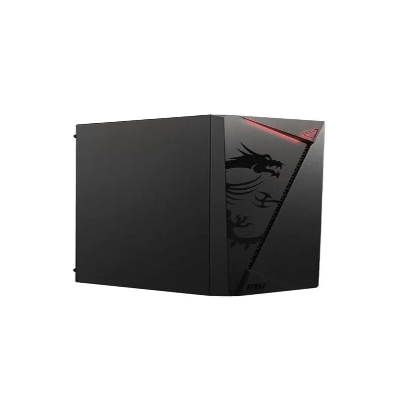 msi mag m301 black matx mini tower cabinet