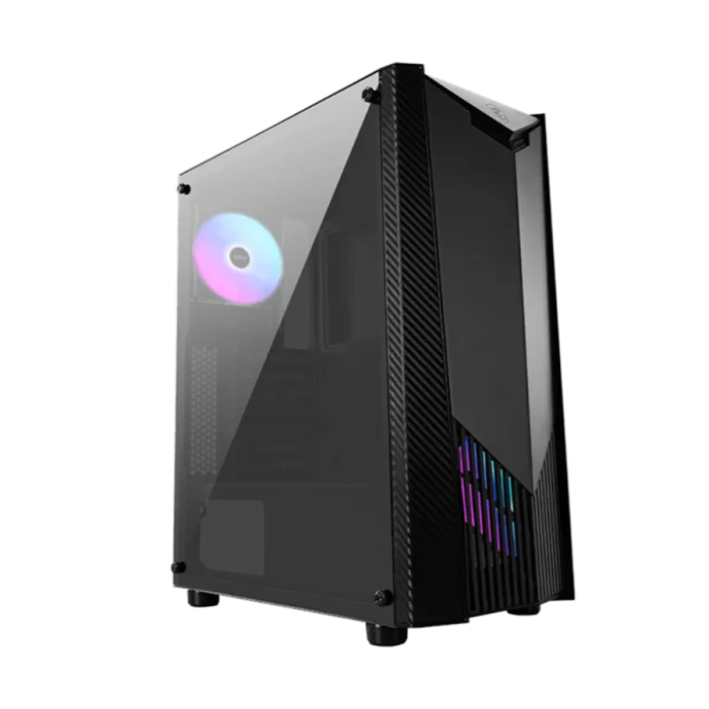 msi mag shield 100r black argb mid tower case