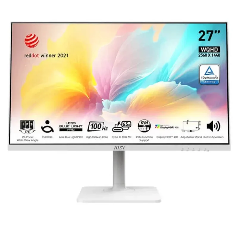 msi modern 27 qhd 100hz ips monitor 115 srgb 1ms business