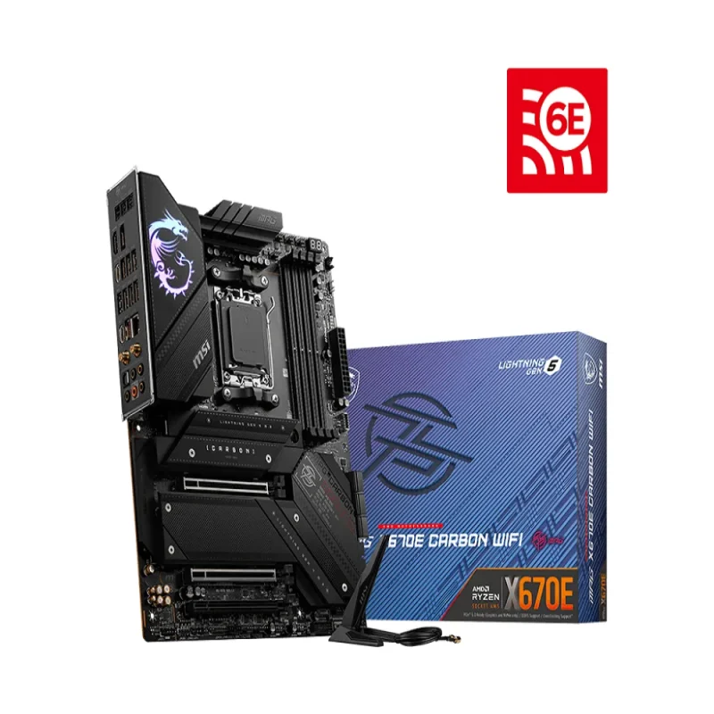 msi mpg x670e carbon wifi ddr5 amd motherboard